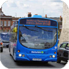 First Berkshire blue buses